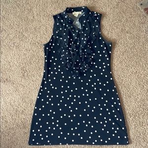 WHITE HOUSE BLACK MARKET POLKA DOT MINI DRESS